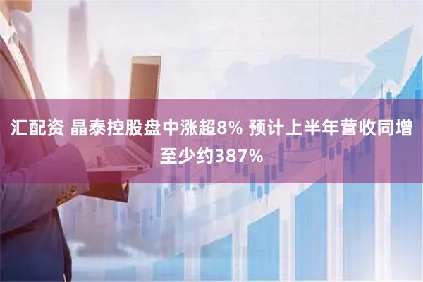 汇配资 晶泰控股盘中涨超8% 预计上半年营收同增至少约387%
